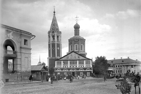 Фото 1894 г. Вид на Музейную площадь со стороны улицы Московской.